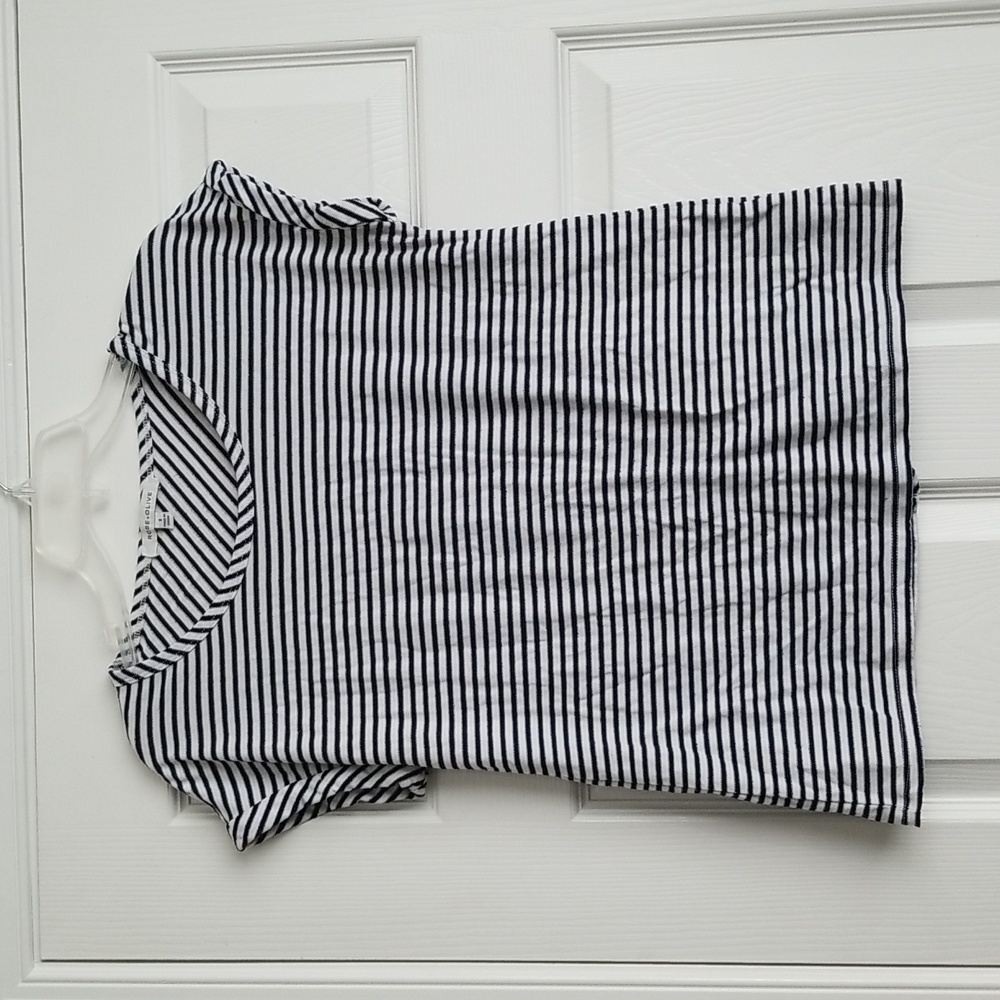 Rose & Olive Stripe Top